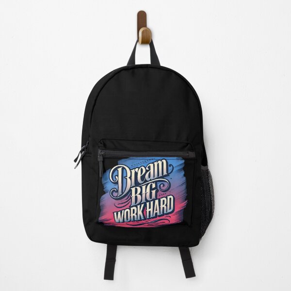 Item preview, Dream Big, Work Hard | Motivational Quote Design with Modern Typography designed and sold by thoratsdesign.