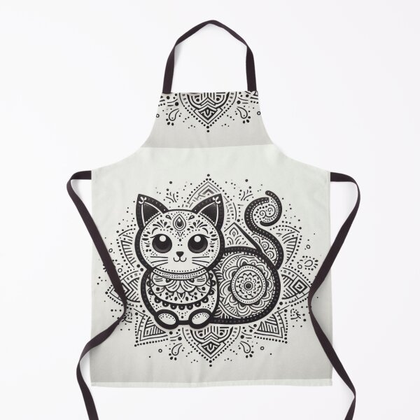 Item preview, Rangoli Kitty Art designed and sold by ZulryLifestyles.