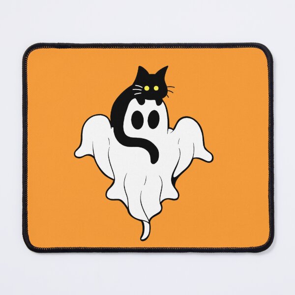 Item preview, Spooky Cat and Ghost designed and sold by Rabbid--Rabbit.
