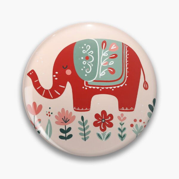 Artikelvorschau, Roter Elefant entworfen und verkauft von Designcorner91.