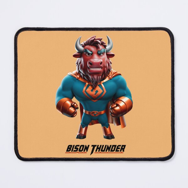 Item preview, Bison Thunder A Cool Superhero designed and sold by TheArtOfPat.