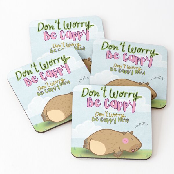 Item preview, Don't Worry Be Cappy Now designed and sold by CrystalWillette.