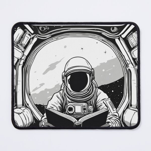 Item preview, Astronaut Reading a Book in Space: A Journey of the Mind designed and sold by The-Lerach.