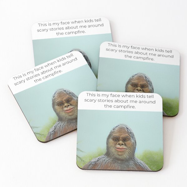Item preview, Bigfoot Campfire Legend Tales Meme designed and sold by CrystalWillette.