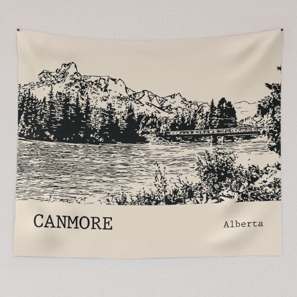 Item preview, Canmore Alberta designed and sold by Lakeric Cityscapes.
