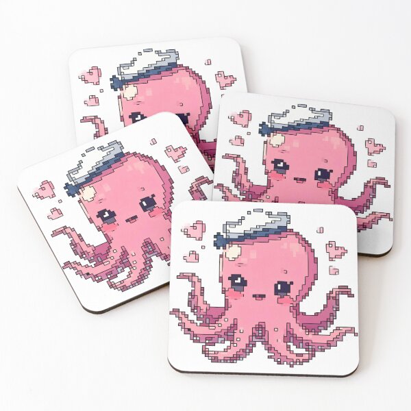 Item preview, Pixel Naval Octopus designed and sold by NaturePixel.