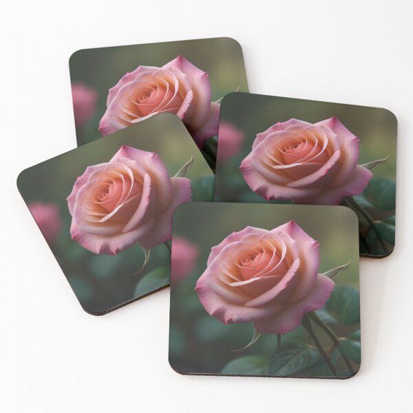 Item preview, Elegant Pink Rose in AI Splendor I designed and sold by melissabeta.