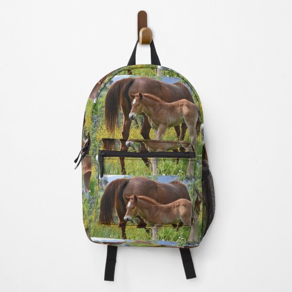 Item preview, Beautiful Baby Horse with Mare in Yellow Wildflowers designed and sold by Yogibear & Rachelle .
