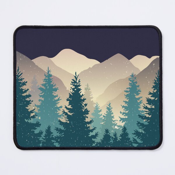 Item preview, Majestic Pines Under the Mountain Glow designed and sold by livvestudio.
