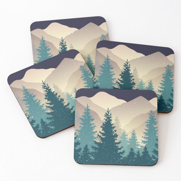 Item preview, Majestic Pines Under the Mountain Glow designed and sold by livvestudio.