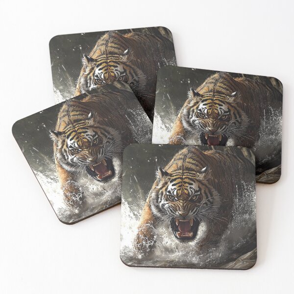 Item preview, Tiger Attack designed and sold by Elisabeth Lucas.