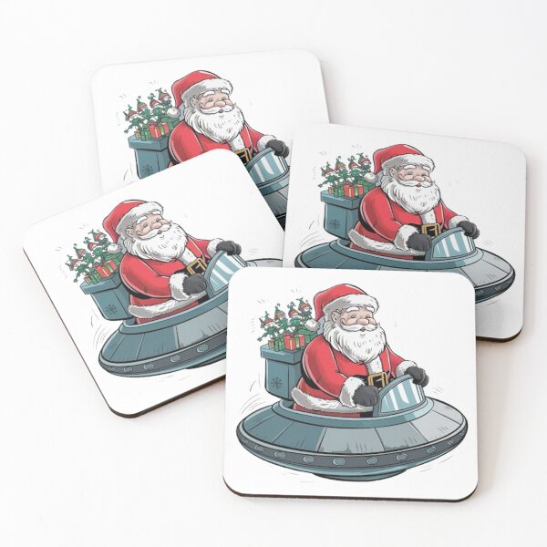Item preview, SANTA DELIVERING PRESENTS designed and sold by likbatonboot.