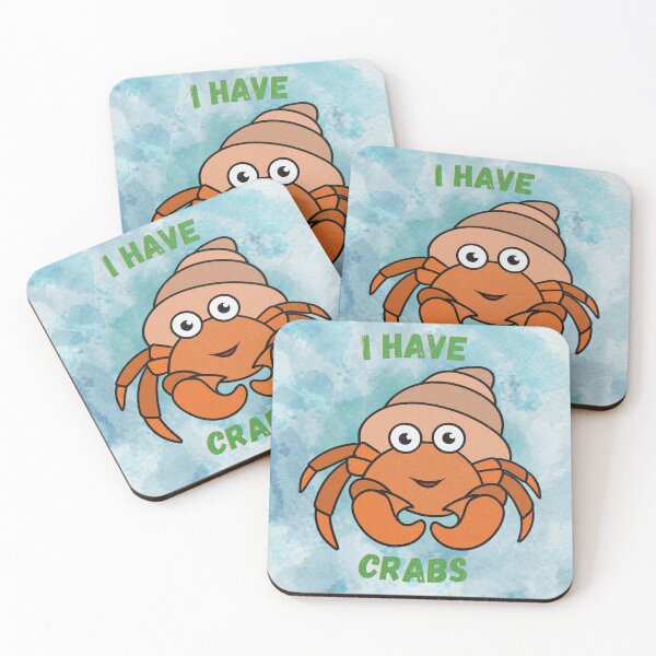 Item preview, I Have Crabs Hermit Crab designed and sold by CrystalWillette.