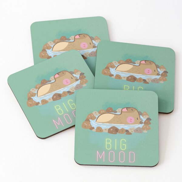 Item preview, Big Mood Chill Capybara Floating designed and sold by CrystalWillette.