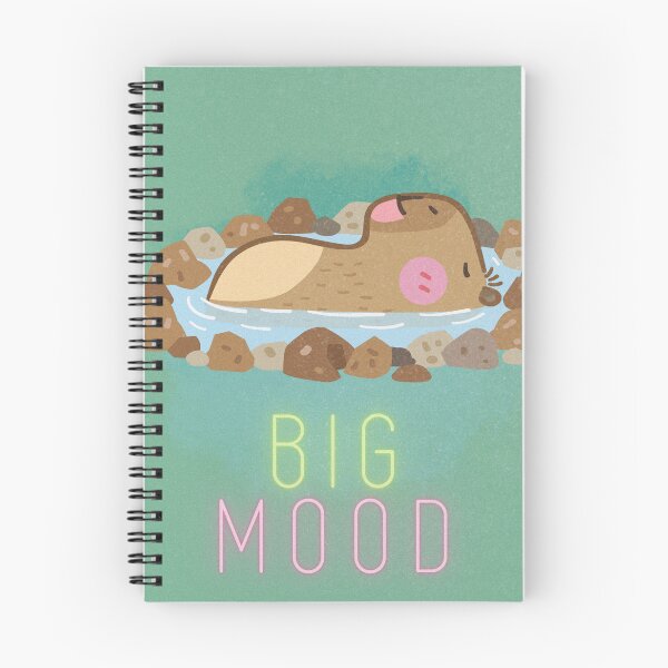 Item preview, Big Mood Chill Capybara Floating designed and sold by CrystalWillette.