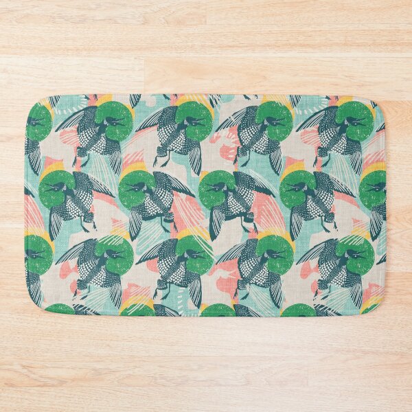 Item preview, Loon and Moons (green/pink)  designed and sold by Esther  Fallon Lau.