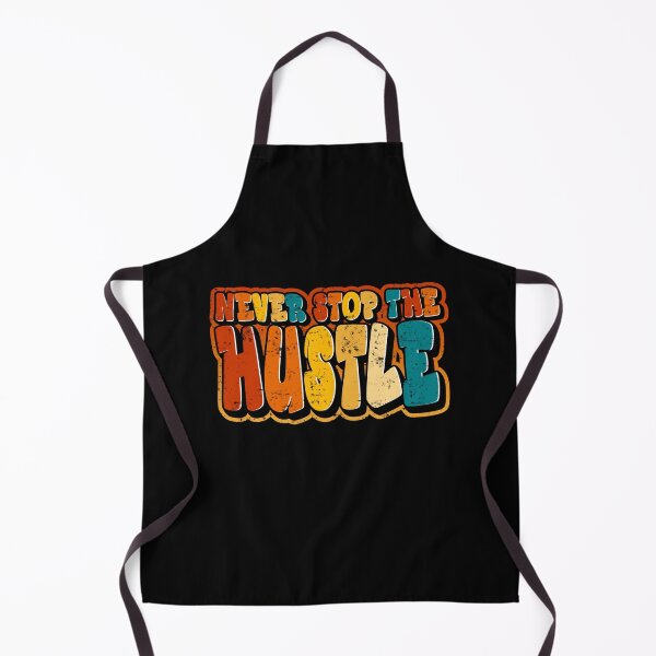 Item preview, Never Stop the Hustle Retro Typography Design designed and sold by tigger shop.