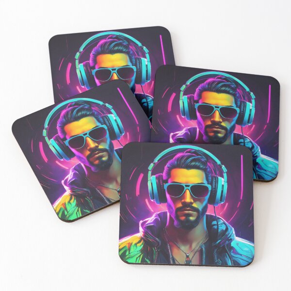 Item preview, DJ in futuristic attire with sunglasses designed and sold by The-Lerach.