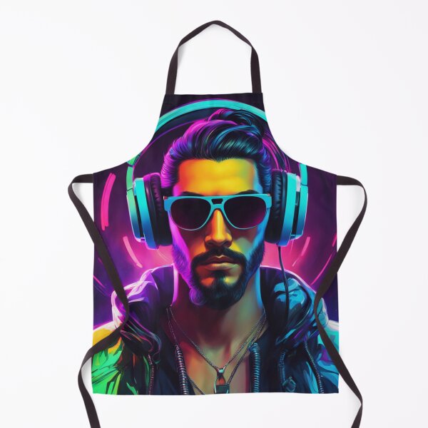 Item preview, DJ in futuristic attire with sunglasses designed and sold by The-Lerach.