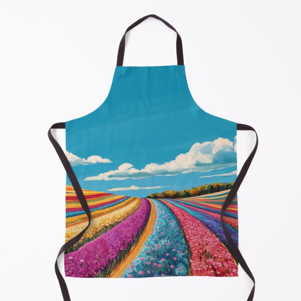 Item preview, Colorful flower field designed and sold by GinngerB.
