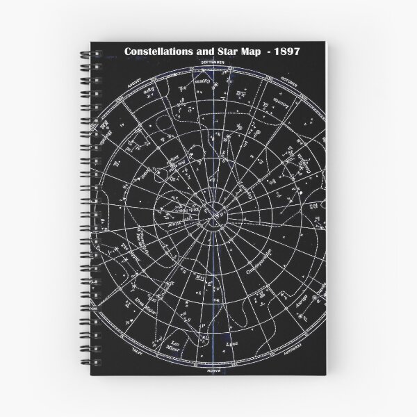 Item preview, Constellation and Vintage 1897 Star Map Print designed and sold by posterbobs.