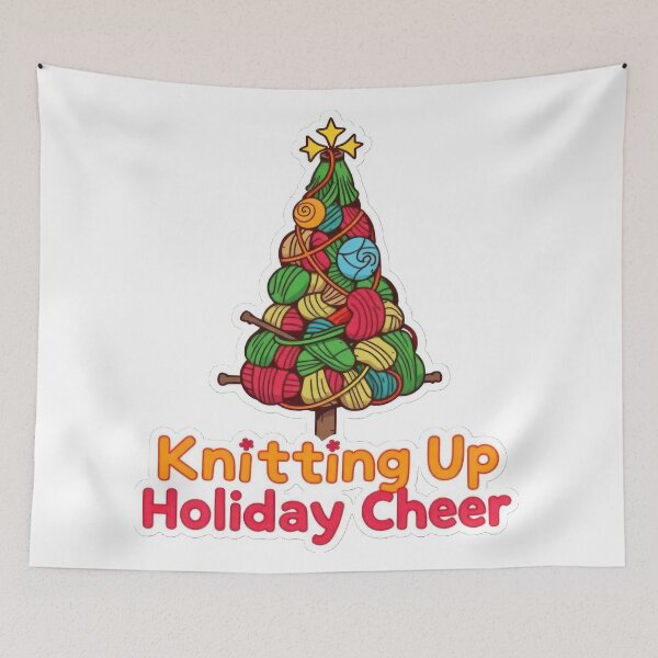 Item preview, Knitting Up Holiday Cheer, Knitting Christmas designed and sold by duke818.