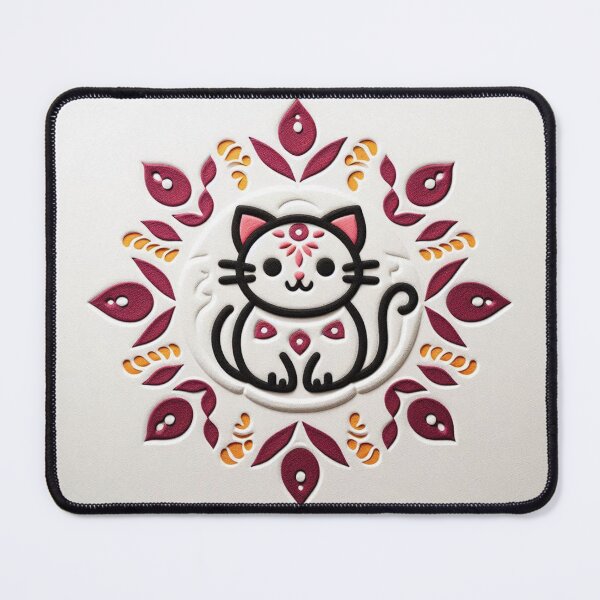 Item preview, Rangoli Kitty Hello ART designed and sold by ZulryLifestyles.