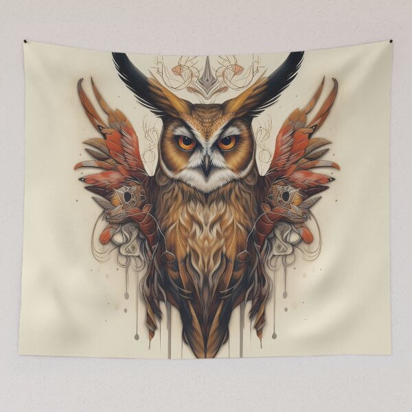 Item preview, Flaco the owl totem designed and sold by FlacoTheOwl.
