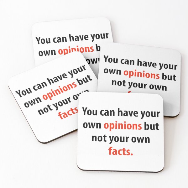 Item preview, You can have your own opinions but not your own facts.  designed and sold by Rachel the Artist .