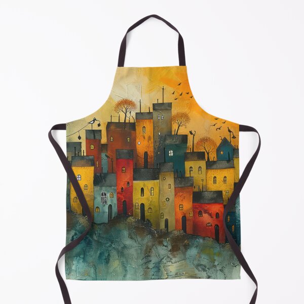 Item preview, Whimsical Cityscape designed and sold by NeoNebulaArt.