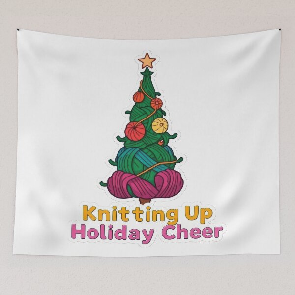 Item preview, Knitting Up Holiday Cheer, Knitting Christmas designed and sold by duke818.