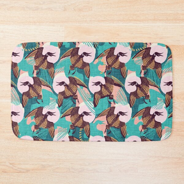 Item preview, Loon and Moons (orange/teal)  designed and sold by Esther  Fallon Lau.