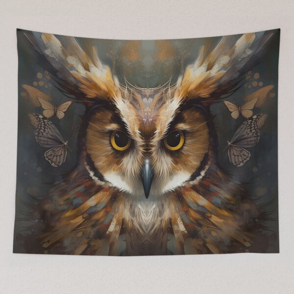 Item preview, Flaco oil painting digital art designed and sold by FlacoTheOwl.