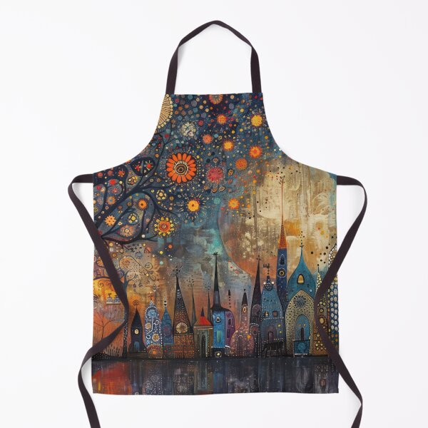 Item preview, Whimsical Cityscape designed and sold by NeoNebulaArt.