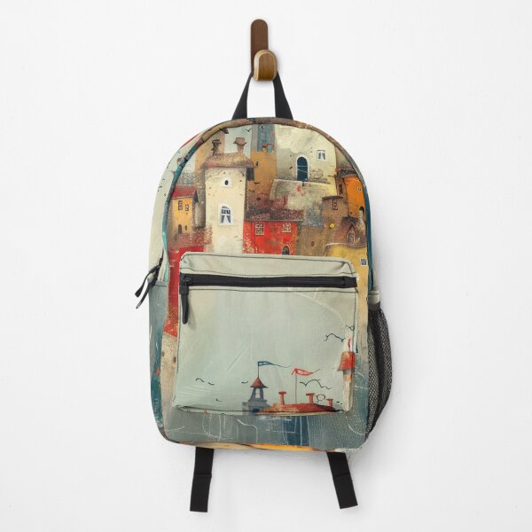 Item preview, Whimsical Cityscape designed and sold by NeoNebulaArt.