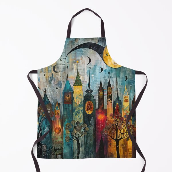 Item preview, Whimsical Cityscape designed and sold by NeoNebulaArt.