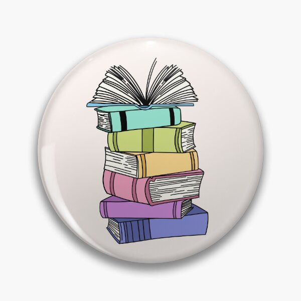 Item preview, Colorful Book Stack designed and sold by Neadoodles.