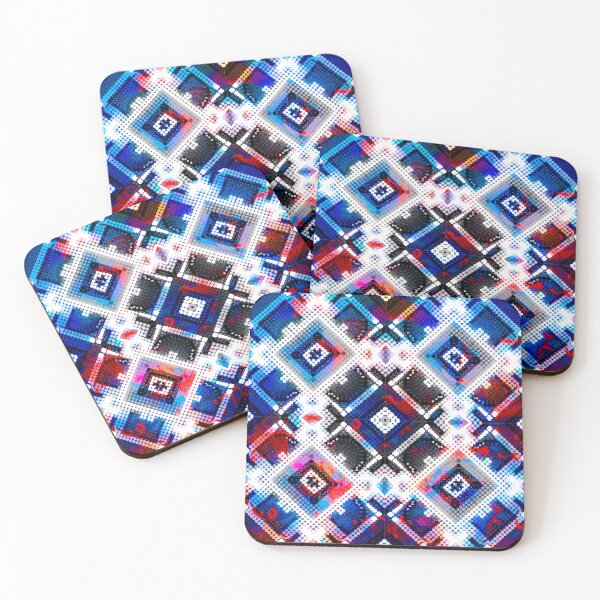 Item preview, Futuro Huichol: Reflejos Azules designed and sold by ismo1530.