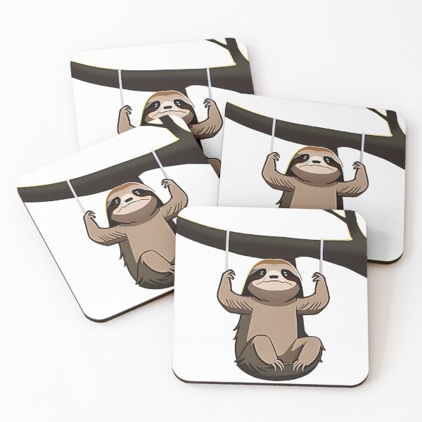 Item preview, Sloth Hanging on a Tree designed and sold by worldofwhisper.