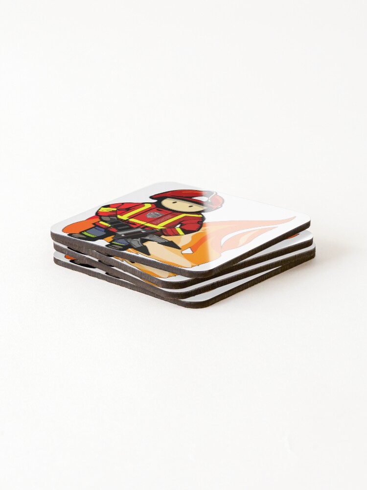 Thumbnail 4 of 5, Coasters (Set of 4), Custom : Interfire designed and sold by Flashover.