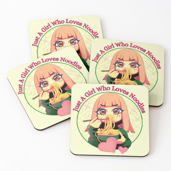Item preview, Just A Girl Who Loves Noodles - Funny Noodles Lovers - Gifts For Noodles Lovers designed and sold by Wiss2Arts.
