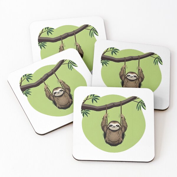 Item preview, Sloth Hanging from a Branch designed and sold by worldofwhisper.