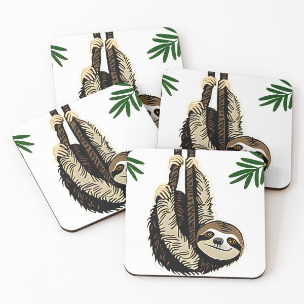 Item preview, Playful Sloth on a Rope designed and sold by worldofwhisper.