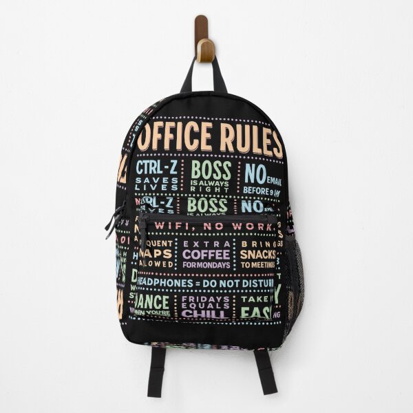 Item preview, Funny Office Rules designed and sold by Rhu Creations.