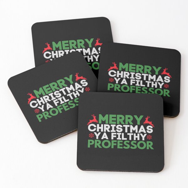 Item preview, Merry Christmas Ya Filthy Professor | Professor Christmas | Christmas Professor | Funny Professor Holiday designed and sold by jadedscientist.