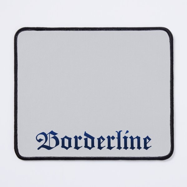 Item preview, Borderline Dark Blue Gradient Gothic Text designed and sold by Ninjakandy.