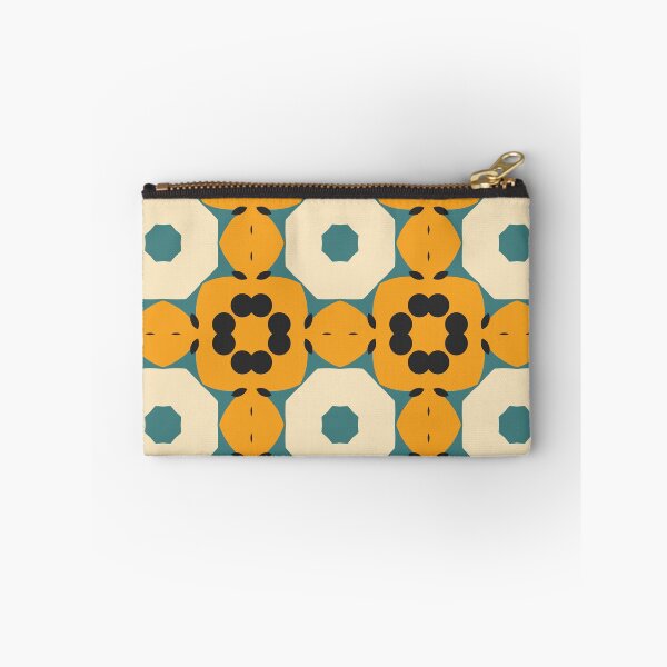 Item preview, Modern Abstract Geometric Bauhaus Gold No.1 Variation No.5 Ivory, Ochre, Teal designed and sold by MirabiliaMagpie.