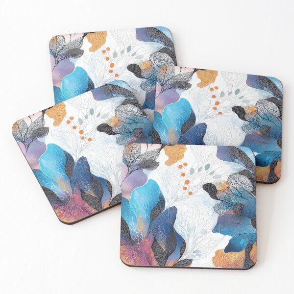 Item preview, Intricate Nature Abstraction in Vibrant Colors designed and sold by artfullyprompt.