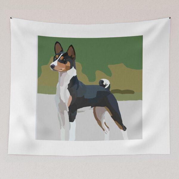 Item preview, basenji designed and sold by Fur-ever-paint.