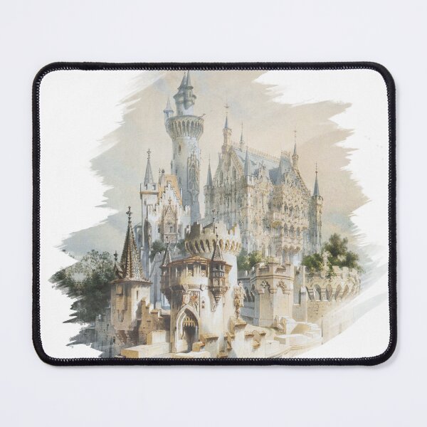 Item preview, Vintage Castle Painting designed and sold by stacree.